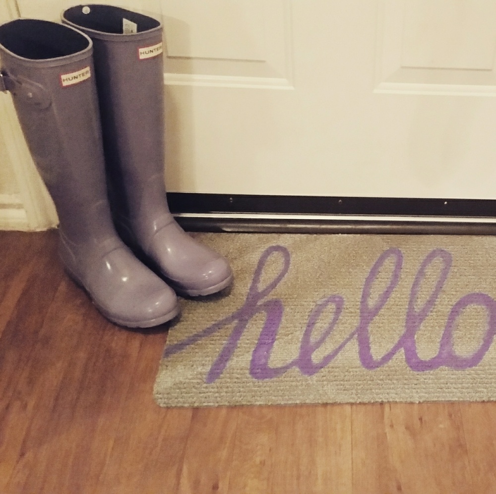 Hunter Rain Boots in Thundercloud